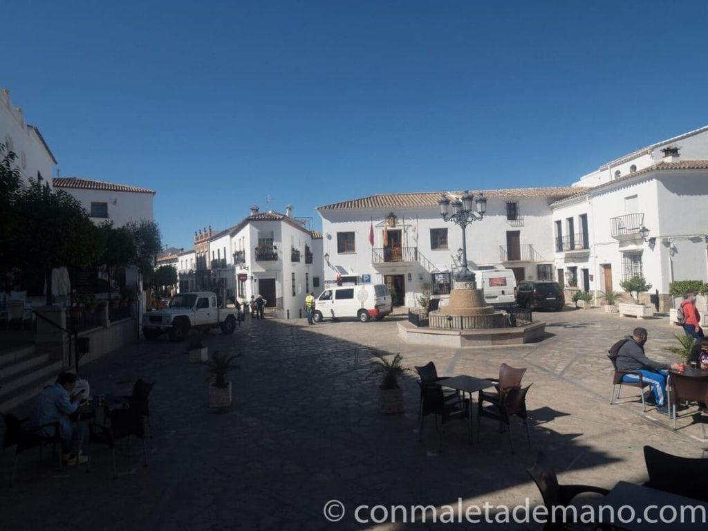 Plaza del Rey, en Zahara de la Sierra