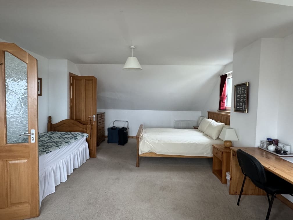 Habitación familiar del Seal View B&B, en North Uist