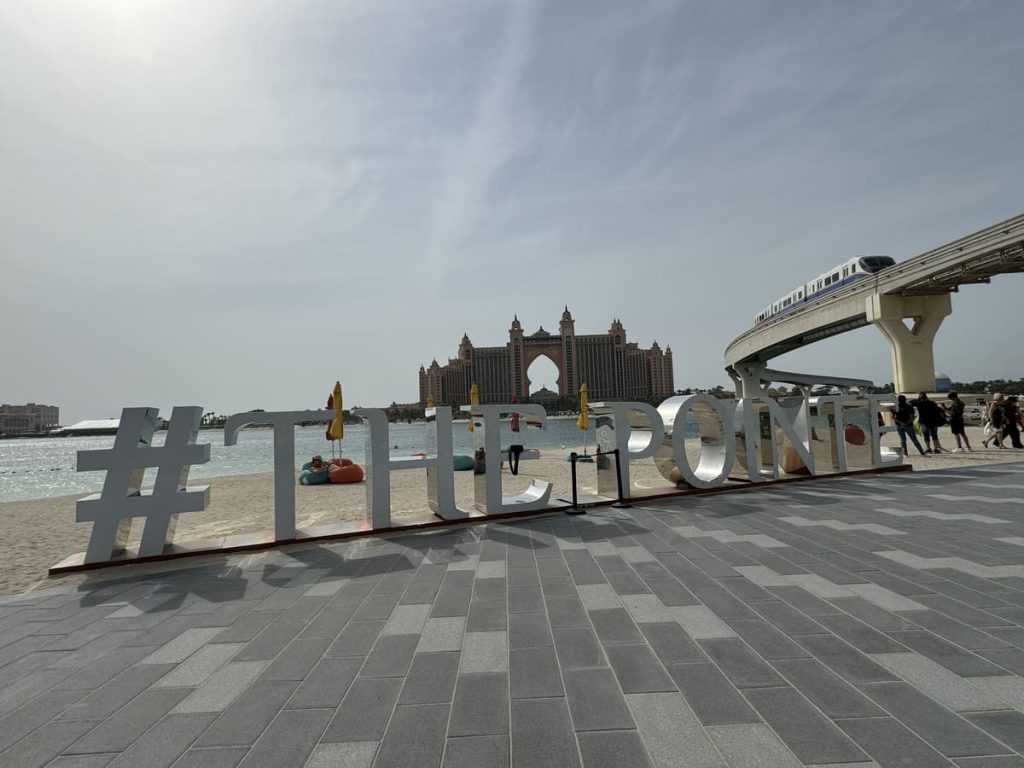 The Pointe, una de los lugares que visitamos en nuestra escala de un día en Dubai